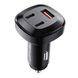 Автомобільний зарядний пристрій ACEFAST B3 66W(USB-C+USB-C+USB-A) three-port metal car charger 656-00271 фото 1