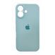 Силиконовый чехол с закрытой камерой для iPhone 17 Mist Blue 666-04196 фото