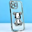 Чохол Bear Gradient Diamond для iPhone 14 Silver