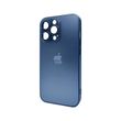 Чохол для смартфона AG Glass Matt Frame Color для iPhone 12 Pro Navy Blue 666-00568 фото