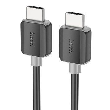 Кабель HOCO US08 HDTV 2.0 male-to-male 4K HD data cable(L=1M) Black 6931474799388 фото