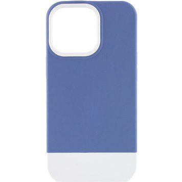 Чохол TPU+PC Bichromatic для Apple iPhone 13 Pro (6.1") Blue / White 555-03980 фото