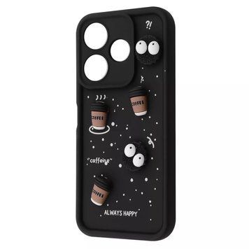 Чехол Pretty Things Case для Xiaomi Redmi 12 4G Black/Coffee 777-01667 фото
