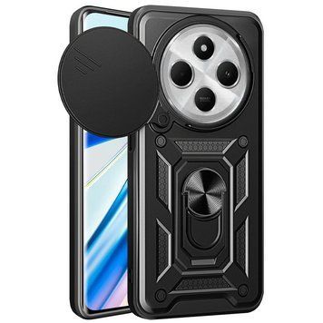 Ударостійкий чохол Camshield Serge Ring для Xiaomi Redmi 14C / A4 / Poco C75 / M7 Black 777-04353 фото