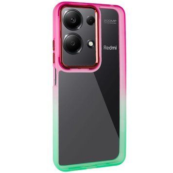 Чохол TPU+PC Fresh sip series для Xiaomi Redmi Note 13 Pro 4G / Poco M6 Pro 4G / Note 14S Салатовий / Рожевий 777-06630 фото