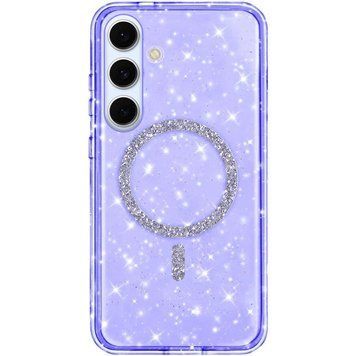 Чехол TPU Eclipse Sparkle (MagFit) для Samsung Galaxy S25 / S24 Purple 214-03815 фото