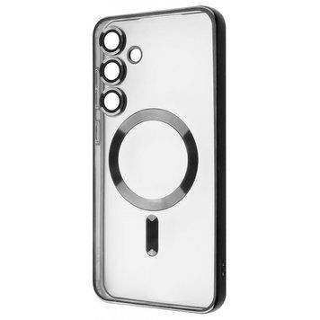 Чохол WAVE Metal Color Case with Magnetic Ring для Samsung Galaxy S24 FE Black 656-07993 фото