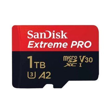 Карта памяти microSDXC (UHS-1 U3) SanDisk Extreme Pro A2 1TB class 10 V30 (R200MB/s,W140MB/s) (adapter) SDSQXCD-1T00-GN6MA фото