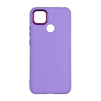 Чохол Silicone Cover Metal frame для Xiaomi Redmi 9C / 10A Elegant purple 208-03561 фото