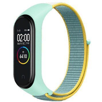 Ремешок Nylon New для Xiaomi Mi Band 3/4/5/6/7 Beryl / Yellow 212-01762 фото
