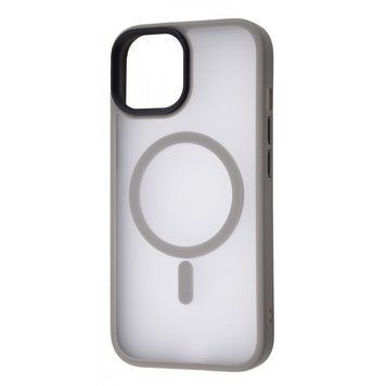Чехол WAVE Matte Insane Case with Magnetic Ring для iPhone 15 Gray 656-07843 фото