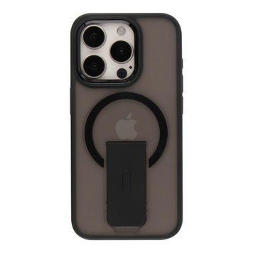 Чехол TPU+PC FlexGuard Magnetic Ring Stand для iPhone 12 Pro Max Black 757-00444 фото