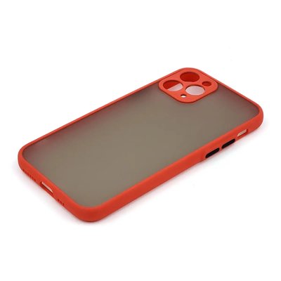 Силиконовый чехол с закрытой камерой Avenger Totu для iPhone 11 Pro Max Red 208-00667 фото