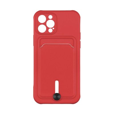 Чехол Colorfull Pocket Card с карманом для карт для iPhone 12 Pro Red 208-01822 фото