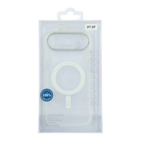 Чехол TPU+PC Goldencis Matte with MagSafe для iPhone 17 Air White 2020000496847 фото
