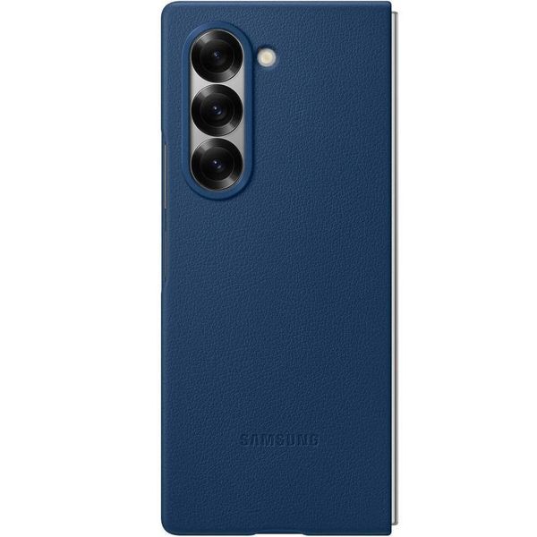 Шкіряний чохол Leather Case для Samsung Galaxy Z Fold6 Navy 555-03228 фото