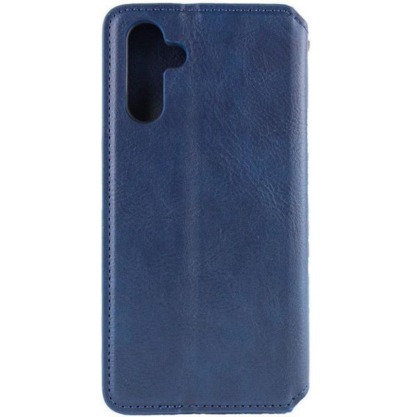 Шкіряний чохол-книжка GETMAN Cubic (PU) для Samsung Galaxy A17 5G Синій 555-02598 фото