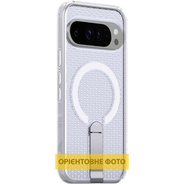 Чехол TPU Breeze with MagSafe stand для Google Pixel 9 Pro XL / 10 Pro XL Transparent 777-08734 фото