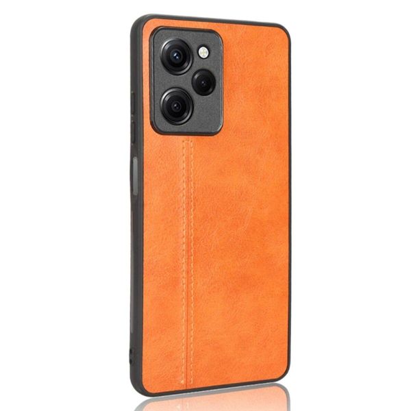 Чехол Cosmiс Leather Case для Poco X5 Pro 5G Orange 666-00102 фото