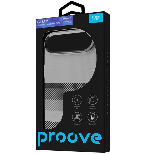 Чохол Proove Gleam Case with Magnetic Ring iPhone 17 Air Blue Borders 656-04815 фото