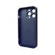 Чохол для смартфона AG Glass Matt Frame Color для iPhone 12 Pro Navy Blue 666-00568 фото 2