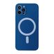 Силіконовий чохол з MagSafe для iPhone 11 Pro Max Синій 214-00601 фото