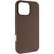 Чохол Silk with Magnetic Fit для Apple iPhone 16 (6.1") Brown 777-10998 фото