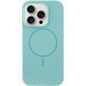 Силіконовий чохол з MagSafe для iPhone 16 Plus Marine Green 214-01566 фото