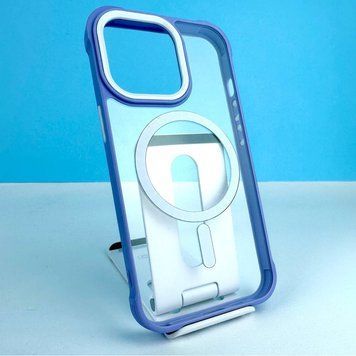 Силиконовый чехол Crystal Clear Drop Resistance with MagSafe для iPhone 13 Сиреневый 214-00332 фото