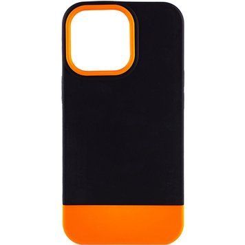 Чохол TPU+PC Bichromatic для Apple iPhone 13 Pro (6.1") Black / Orange 555-03981 фото