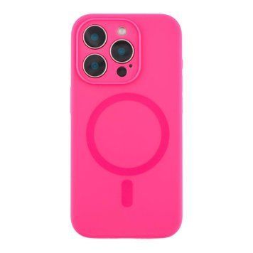 Чохол Glow Silicone Case Full Camera with Magsafe для iPhone 12 Pro Max Hot pink 214-03981 фото