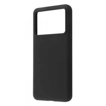 Чехол WAVE Full Silicone Cover для Xiaomi Poco X6 Pro 5G Black 656-07394 фото