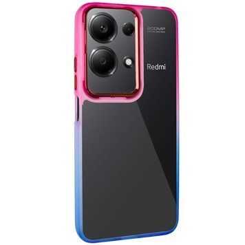 Чохол TPU+PC Fresh sip series для Xiaomi Redmi Note 13 Pro 4G / Poco M6 Pro 4G / Note 14S Синій / Рожевий 777-06631 фото