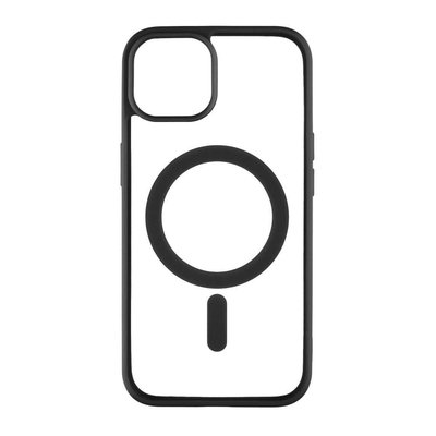 Силиконовый чехол Clear Color Case with MagSafe для iPhone 15 Черный 214-00420 фото