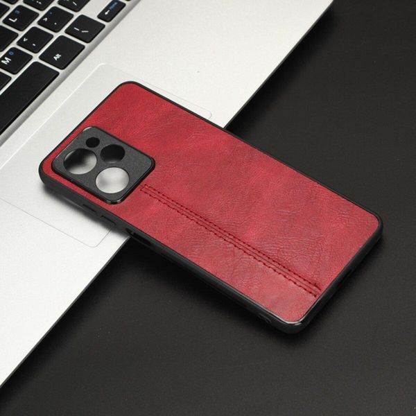 Чехол Cosmiс Leather Case для Poco X5 Pro 5G Red 666-00103 фото