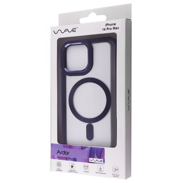 Чехол WAVE Ardor Case with Magnetic Ring для iPhone 14 Pro Max Gray 656-05471 фото
