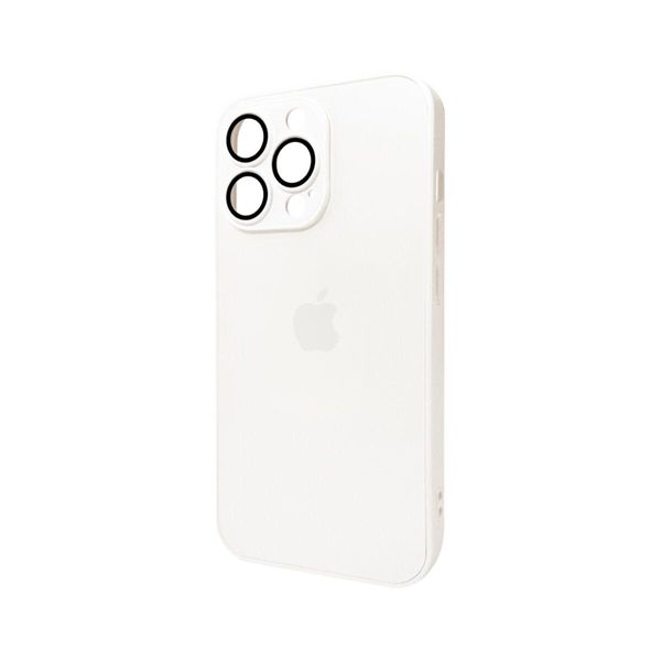 Чехол для смартфона AG Glass Matt Frame Color для iPhone 12 Pro Pearly White 666-00569 фото