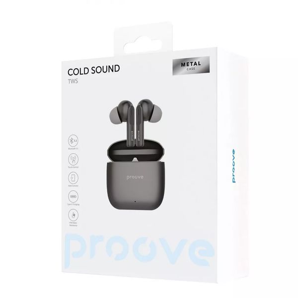 Беспроводные наушники Proove Cold Sound TWS Серые 202-00257 фото