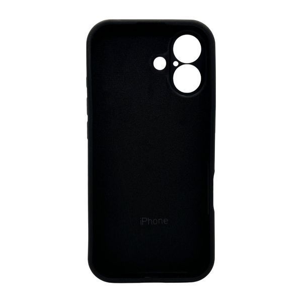 Силіконовий чохол з закритою камерою для iPhone 17 Black 666-04183 фото