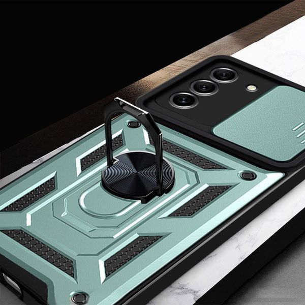 Ударостійкий чохол Camshield Serge Ring для Samsung Galaxy S23 Green 777-04401 фото