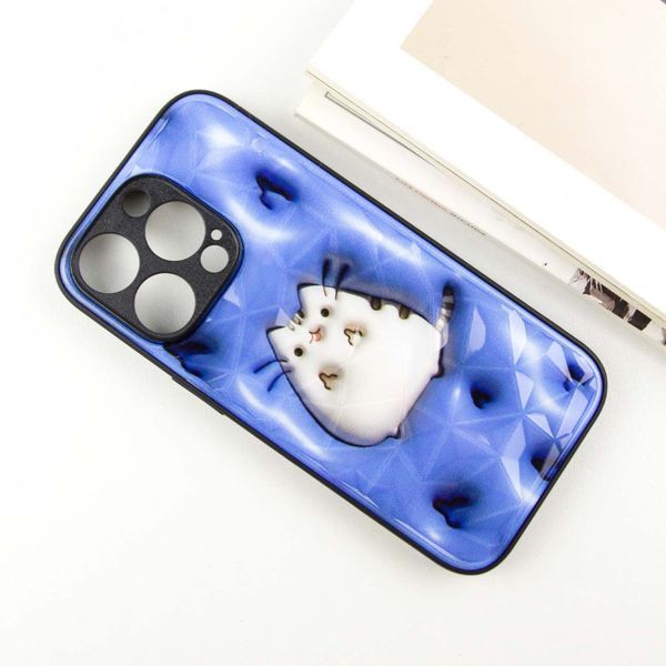 Чехол TPU+PC Prisma Fluffie для Apple iPhone 14 Pro (6.1") Pusheen 208-05487 фото