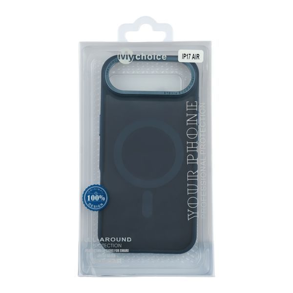 Чехол TPU+PC Goldencis Matte with MagSafe для iPhone 17 Air Dark Blue 2020000496861 фото