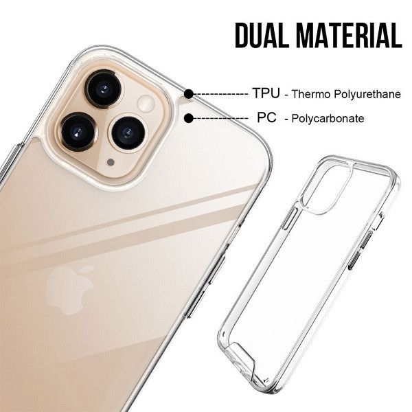 Противоударний cиликоновый чехол Space для iPhone 15 Pro Прозрачный 211-00017 фото