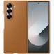 Шкіряний чохол Leather Case для Samsung Galaxy Z Fold6 Tan 555-03229 фото