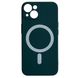 Силіконовий чохол з MagSafe для iPhone 11 Pro Max Темно-зелений 214-00602 фото