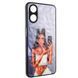 TPU+PC чохол Prisma Ladies для Oppo A58 4G Black in White 777-07180 фото