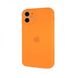 Силиконовый чехол с квадратными бортиками для iPhone 11 Orange 208-00861 фото