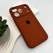 Силиконовый чехол с закрытой камерой для iPhone 17 Pro Max Saddle Brown 666-04333 фото 4