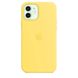 Силиконовый чехол для iPhone 12/12 Pro Canary Yellow 208-00350 фото 1