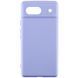 Чохол TPU GETMAN Liquid Silk Full Camera для Google Pixel 6 Бузковий / Light purple ILSO-00000077912-16 фото